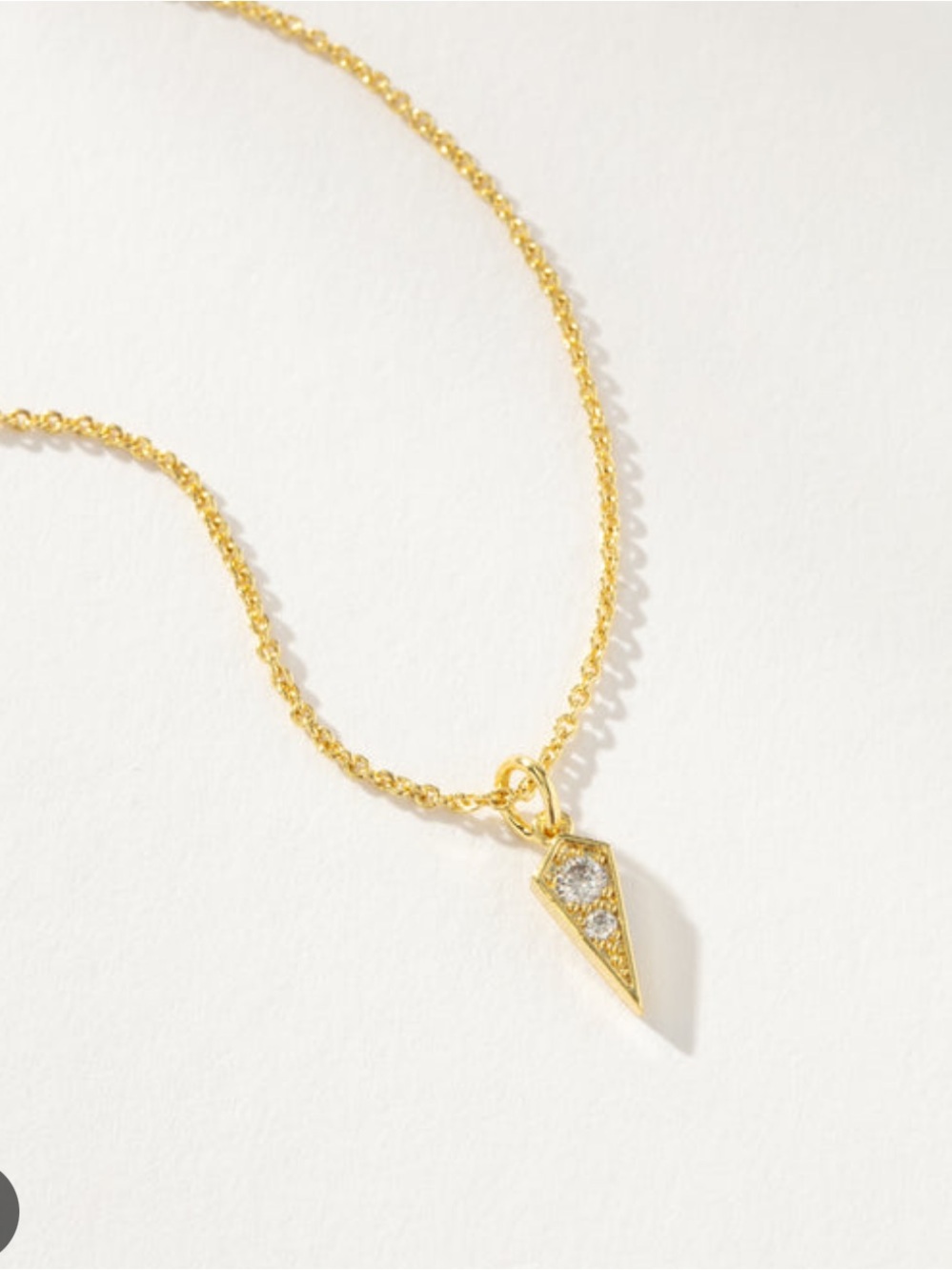 Uncommon James Gold Breaking Point Pendant NWT